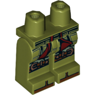 Lego nohy, olivově zelená (6116654)